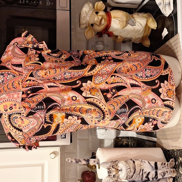 l womens Cocomo casual cap sleeve stretch regular size top XL - Picture 2 of 4